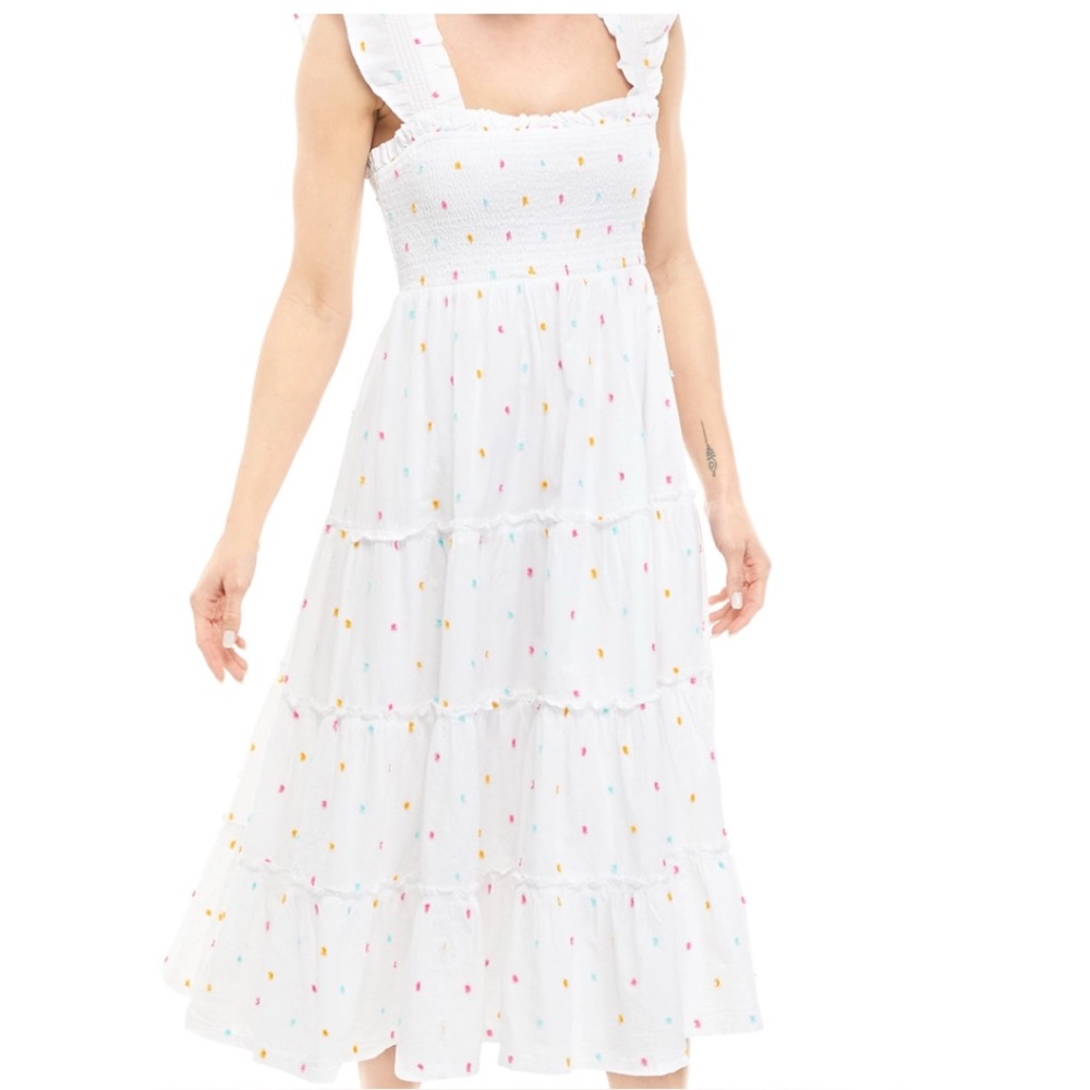 Crown & Ivy Women's Sleeveless Smocked Bodice‎ Dress XXL